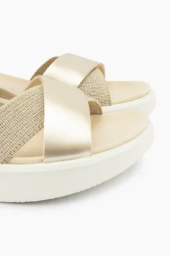 ECCO Flowt Wedge 273323 Gold Clearance
