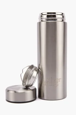 Silver Lining Stainless Steel Bottle Silver Best