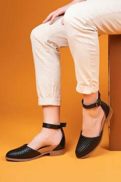 Silver Lining Zola BlackLeather Fashion